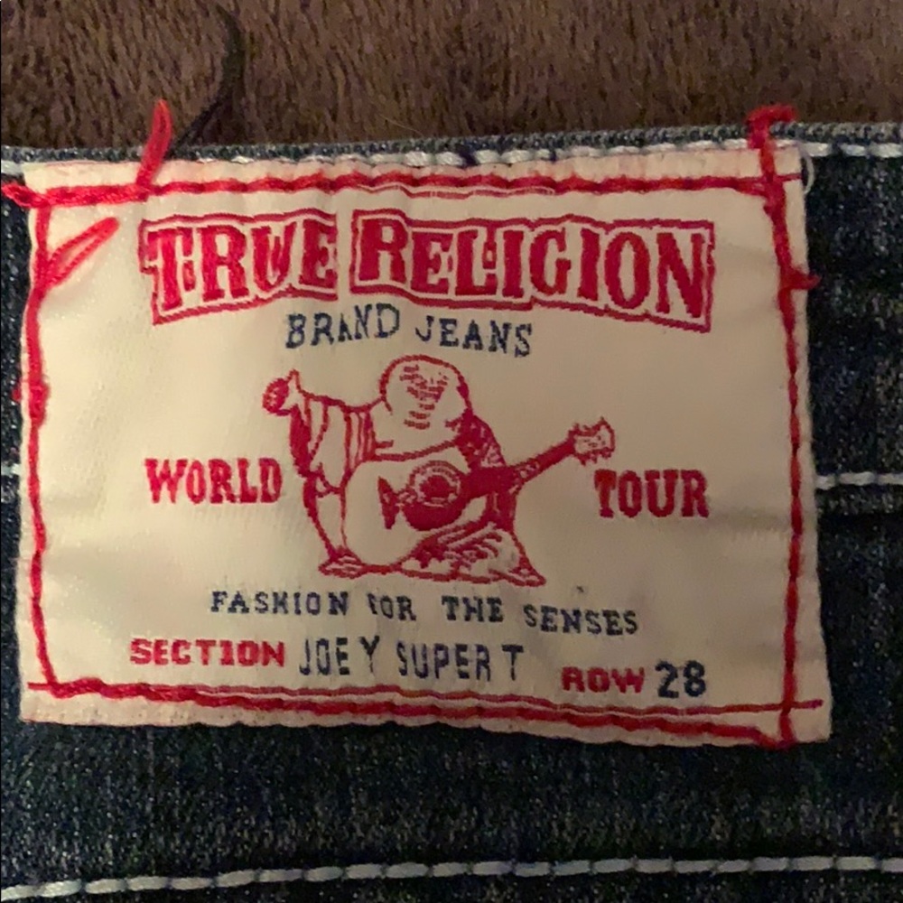 🚨SOLD🚨EUC women’s True Religion jeans - Picture 3 of 5